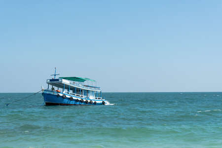 Passenger boat on sea for Transport tourists to Koh Samet. Thailandの写真素材