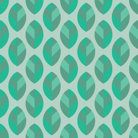 Seamless Leaf pattern vectorのイラスト素材