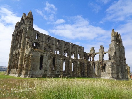 An old church ruin from the middle ageの写真素材