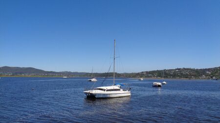 view to the bay in summertimeの写真素材