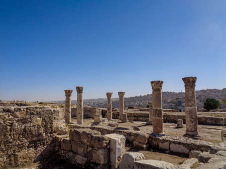 the city of jordan at summertime