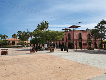 View of the Plaza de Armas in Cartagena, Colombiaの写真素材
