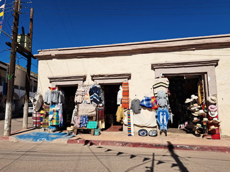 Street shop in San Jose, CA, United States. San Jose is the capital and largest city of California.の写真素材