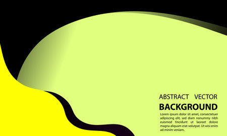 Abstract yellow and black background with copy space for text. Vector illustrationのイラスト素材
