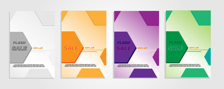 Set of modern design template for brochure, flyer, cover, magazine or annual report.のイラスト素材