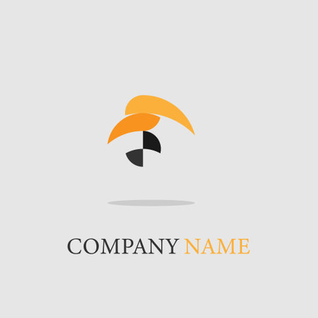 Abstract vector logo for business, finance and company. Design element template.のイラスト素材