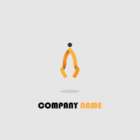 Vector logo design template. Business sign, icon, element, and identity for companyのイラスト素材