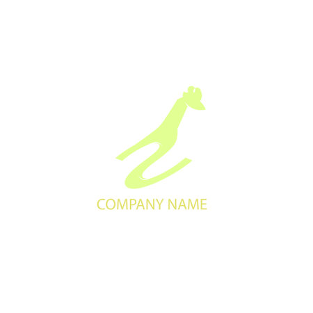 Vector illustration, Graphic Design Editable Design. Animal Logo Template.のイラスト素材