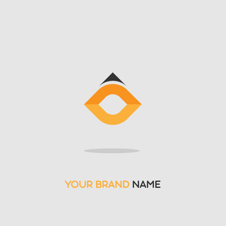 Vector logo design template for business, finance, company, and other brandingのイラスト素材