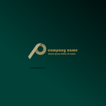 Abstract logo design template. Minimalist and elegant logotype designのイラスト素材