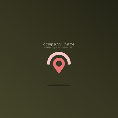 Geolocation vector icon. Flat design style modern vector illustration.のイラスト素材