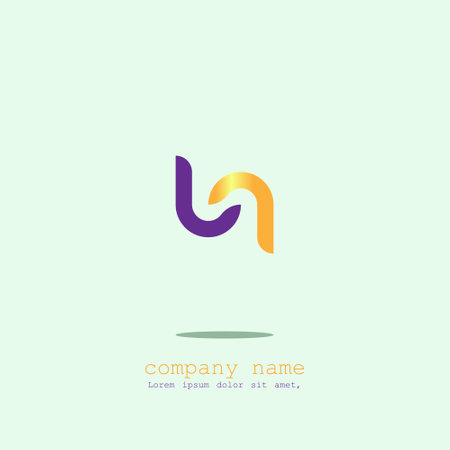 Abstract vector logo design template. Creative logotype element for corporate identity.のイラスト素材