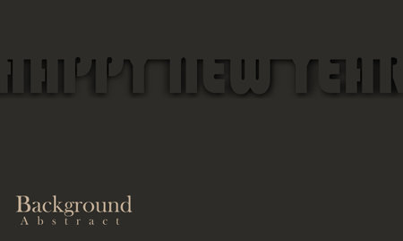 Black background with text. Vector illustration for your design. Eps 10