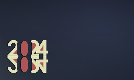 Happy new year 2024 background. New year 2024 concept.