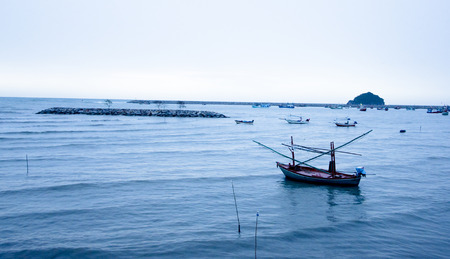 Sunrise by the seaの写真素材