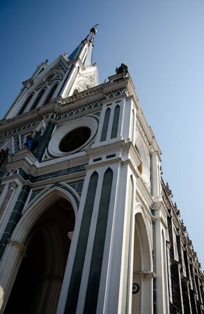 Nativity of Our Lady Cathedral thailandの写真素材