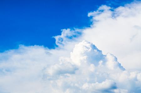 Clouds in the bright sky