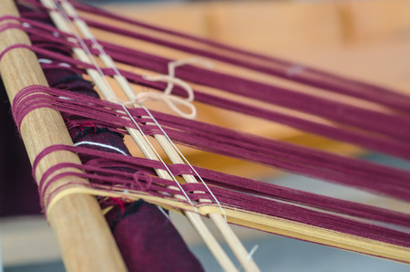 Thai silkの写真素材