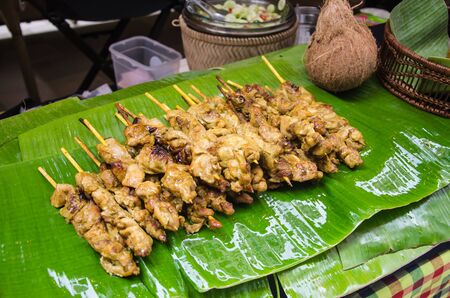 Thai street food Soft-focus imageの写真素材