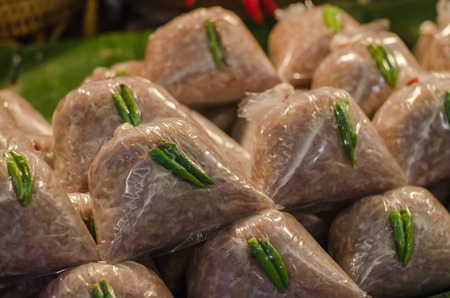 Thai street food Soft-focus imageの写真素材