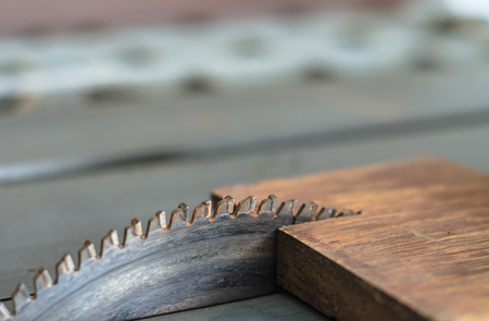 The carpenter was working furniture wood in studioの写真素材