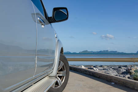 Pranburi, Thailand 30 May 2022 suvs touring on a vacation to the beach in southern Thailandのeditorial素材