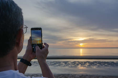 seascape and the skyline high resolution pictures.の写真素材