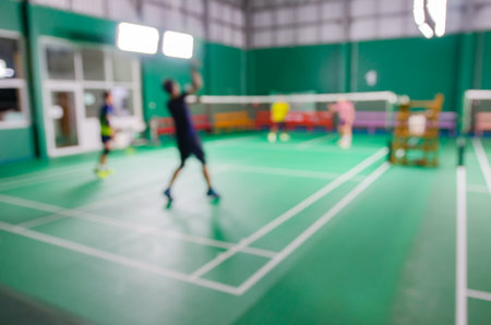 Players Badminton image blur high resolution imagesの写真素材