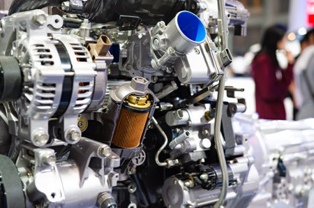 Engine components and various parts in the engine