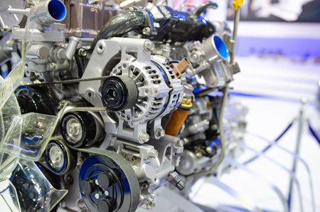 Engine components and various parts in the engine