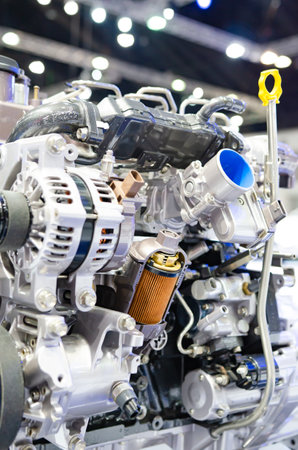 Engine components and various parts in the engine