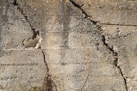 damaged wall