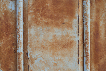 rusty metal plateの写真素材