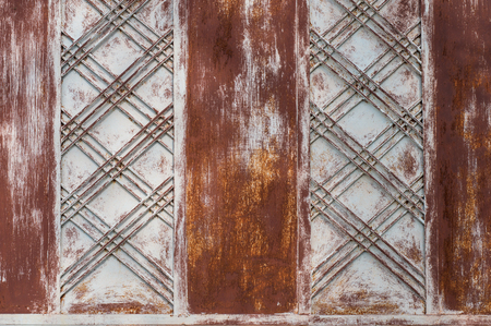 rusty metal plateの写真素材