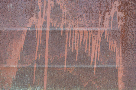 rusty metal plateの写真素材