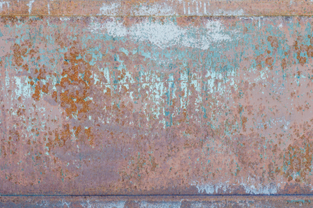 rusty metal plateの写真素材