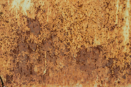 rusty metal plateの写真素材