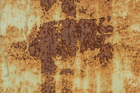 rusty metal plateの写真素材