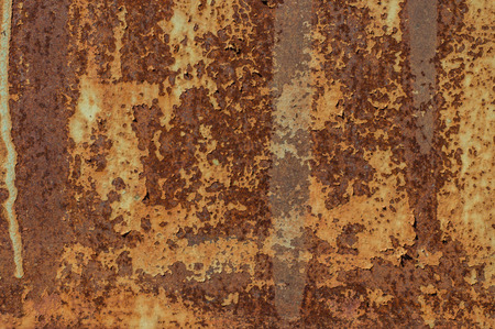 rusty metal plateの写真素材