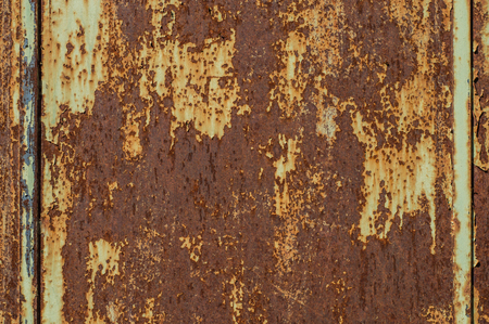 rusty metal plateの写真素材