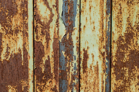 rusty metal plateの写真素材