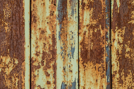 rusty metal plateの写真素材