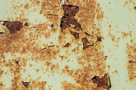 rusty metal plateの写真素材