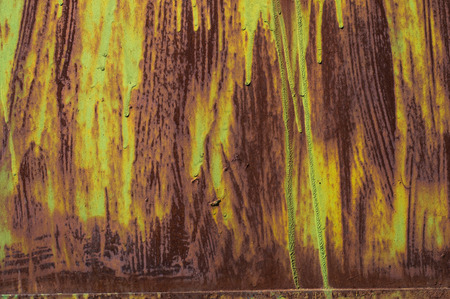 rusty metal plateの写真素材