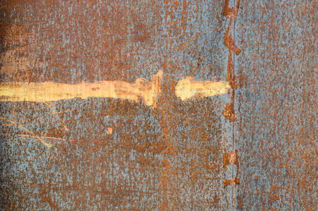 rusty metal plateの写真素材