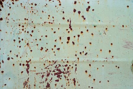 rusty metal plateの写真素材