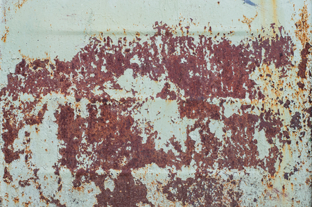 rusty metal plateの写真素材