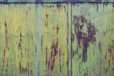 rusty metal plateの写真素材