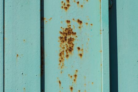 rusty metal plateの写真素材