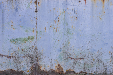 rusty metal plateの写真素材